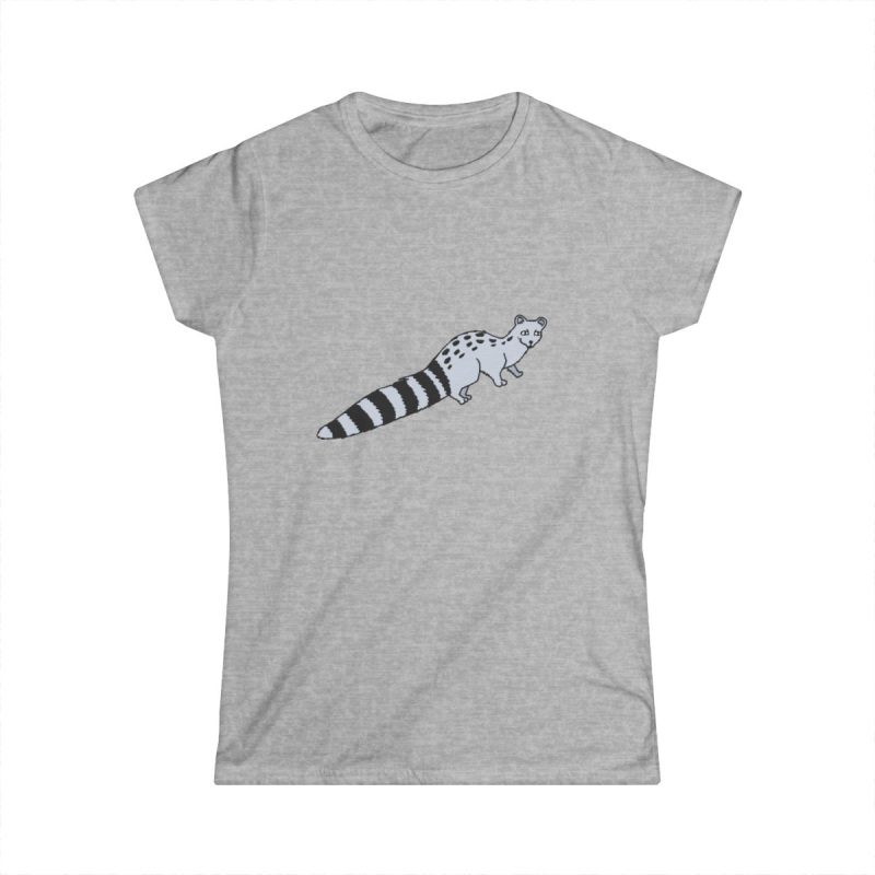 Camiseta mujer Softstyle - Gris deportivo - Geneta