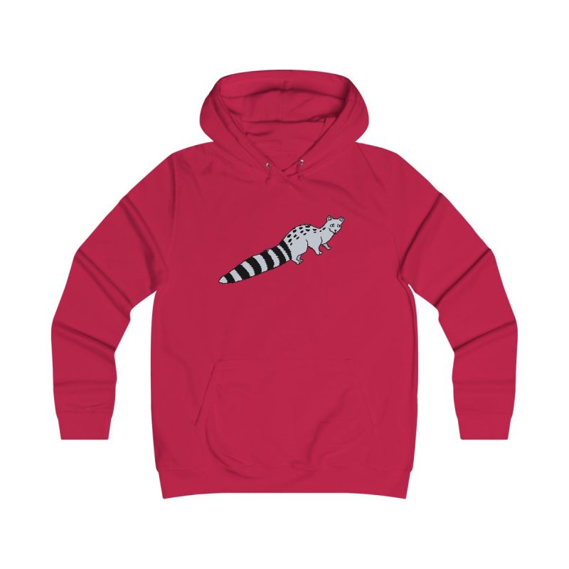 Sudadera universitaria mujer - Rojo fuego - Geneta