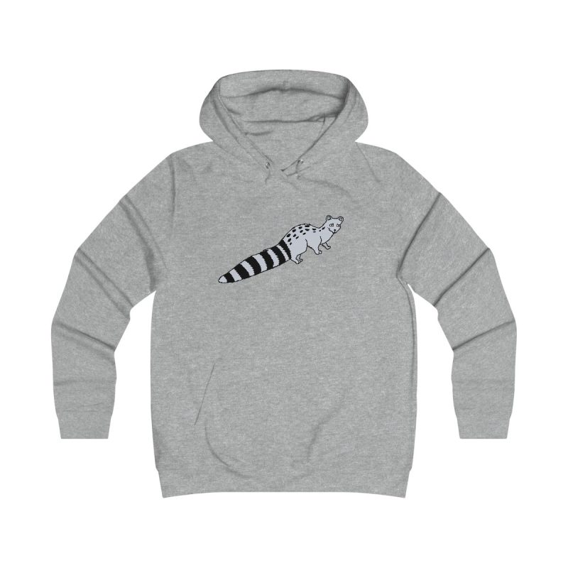 Sudadera universitaria mujer - Gris jaspeado claro - Geneta