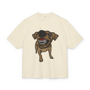 Camiseta box ultra gruesa - Arena - Camiseta «Ca que ladra no mossega»