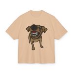 Camiseta box ultra gruesa - Beis - Camiseta «Ca que ladra no mossega» Camiseta box ultra gruesa - Beis - Camiseta «Ca que ladra no mossega»