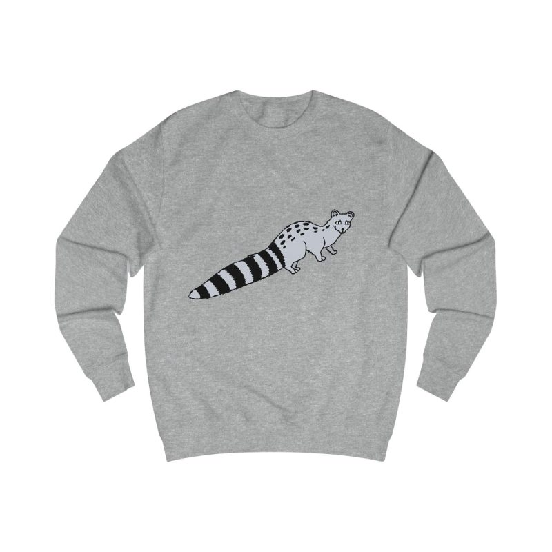 Sudadera clasica - Gris jaspeado claro - Geneta