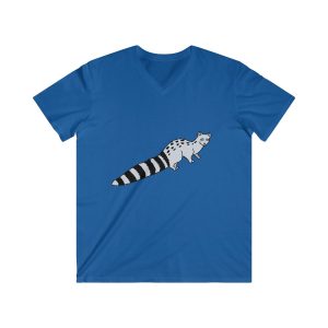 Camiseta hombre entallada cuello de pico - Azul royal - Geneta