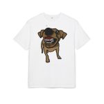Camiseta oversize gruesa - Blanco - Camiseta «Ca que ladra no mossega»