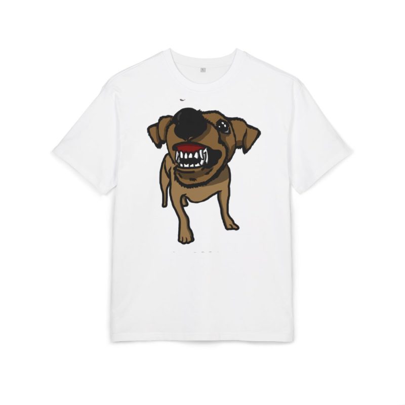 Camiseta oversize gruesa - Blanco - Camiseta «Ca que ladra no mossega»