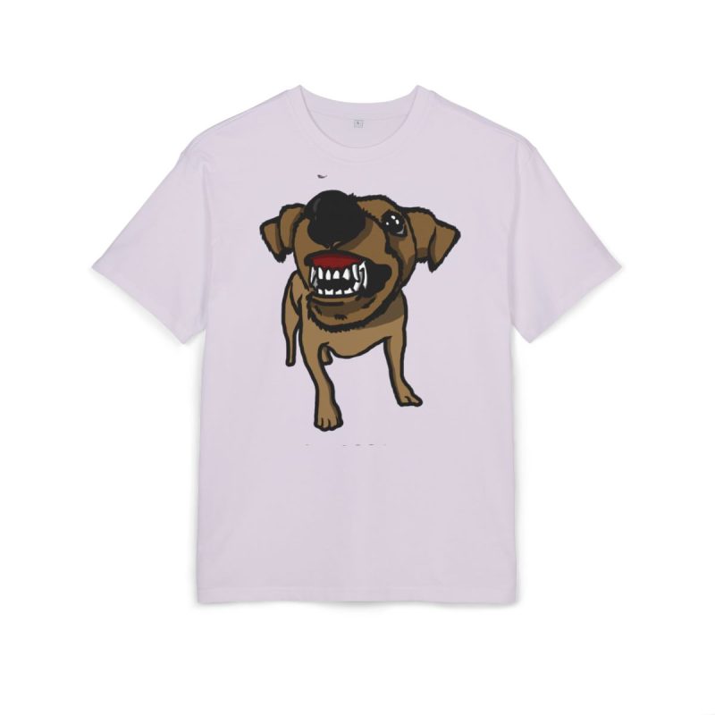 Camiseta oversize gruesa - Lila - Camiseta «Ca que ladra no mossega»