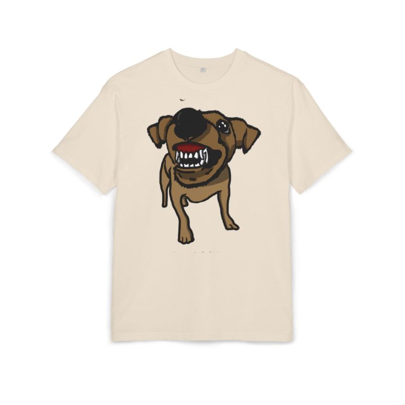 Camiseta oversize gruesa - Arena - Camiseta «Ca que ladra no mossega»