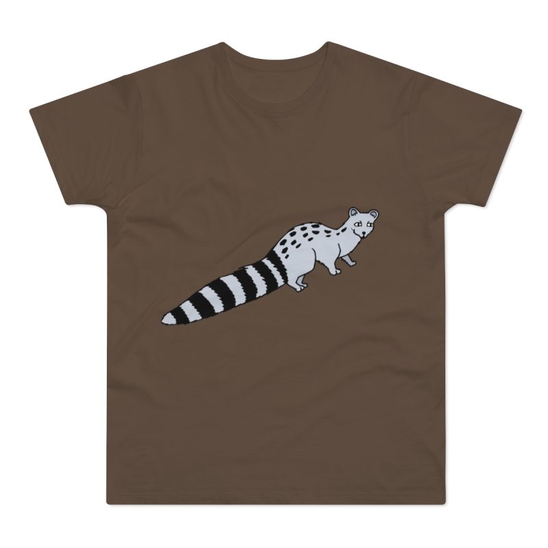 Camiseta hombre punto liso - Marron chocolate - Geneta