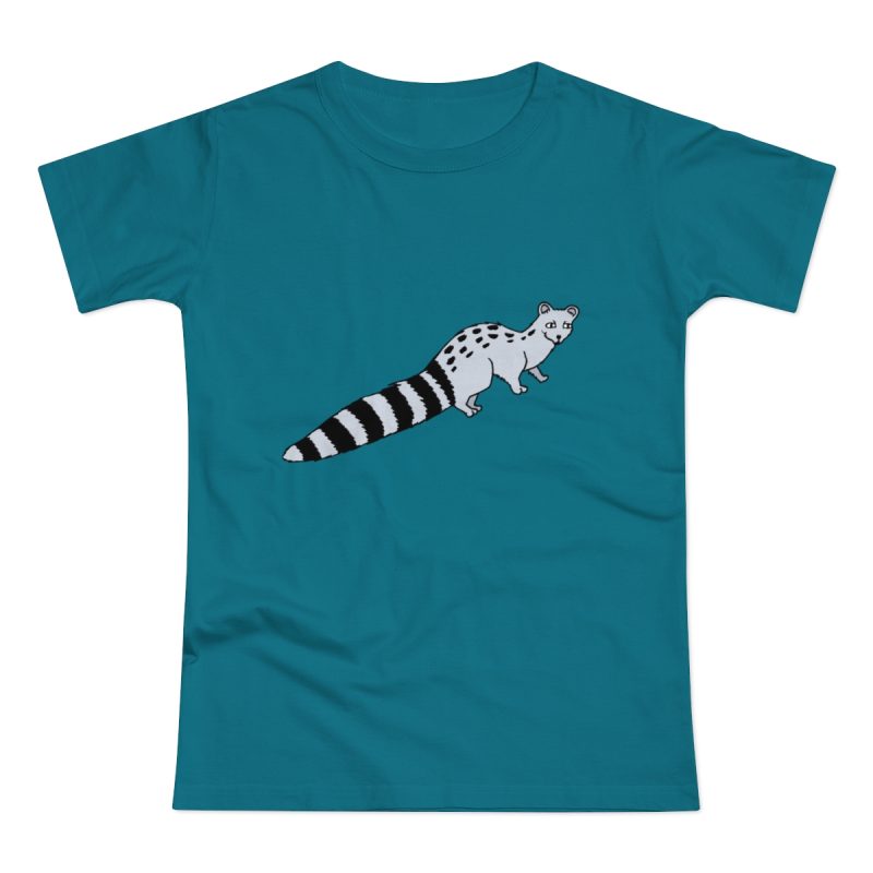 Camiseta mujer punto liso - Azul diva - Geneta