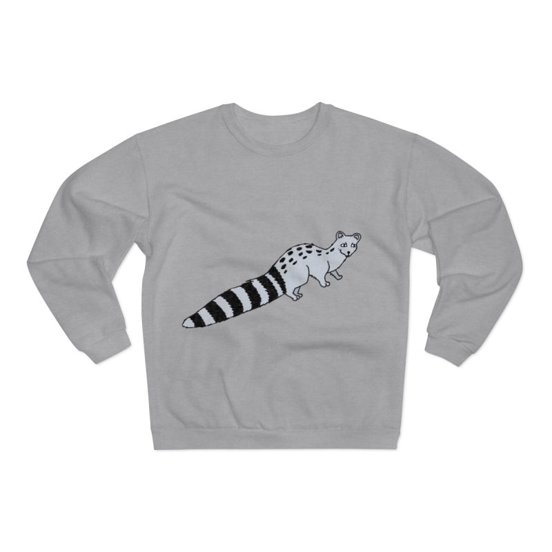 Sudadera cuello redondo premium - Gris jaspeado claro - Geneta