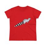 Camiseta mujer algodon medio - Rojo - Geneta