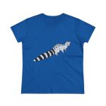Camiseta mujer algodon medio - Azul royal - Geneta