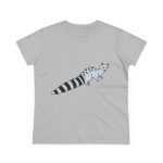 Camiseta mujer algodon medio - Gris deportivo - Geneta