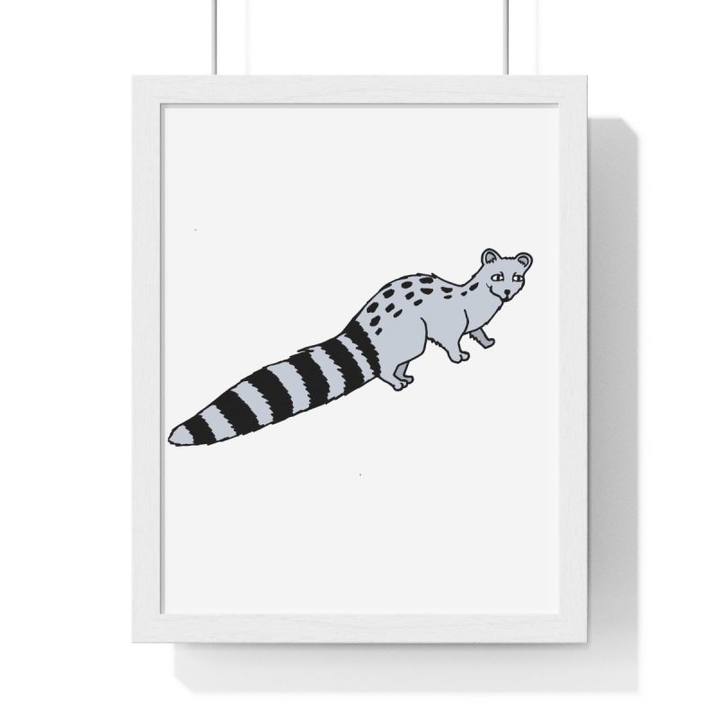 Poster enmarcado vertical - Blanco - Geneta