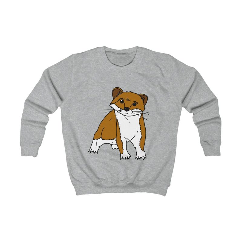 Sudadera infantil - Gris jaspeado claro - Mostel, sense dir ni mu