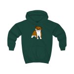 Sudadera con capucha infantil - Verde botella - Mostel, sense dir ni mu
