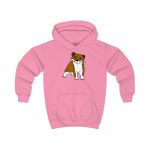Sudadera con capucha infantil - Rosa algodon de azucar - Mostel, sense dir ni mu