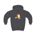 Sudadera con capucha infantil - Gris marengo - Mostel, sense dir ni mu