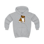 Sudadera con capucha infantil - Gris jaspeado claro - Mostel, sense dir ni mu