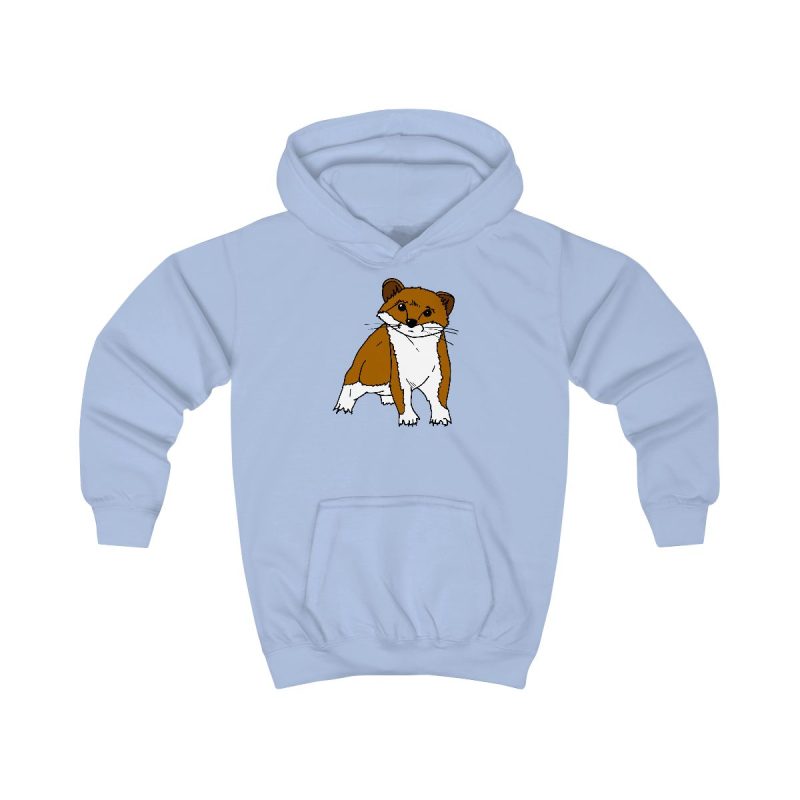 Sudadera con capucha infantil - Azul cielo - Mostel, sense dir ni mu