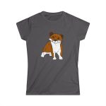 Camiseta mujer Softstyle - Gris marengo - Mostel, sense dir ni mu Camiseta mujer Softstyle - Gris marengo - Mostel, sense dir ni mu