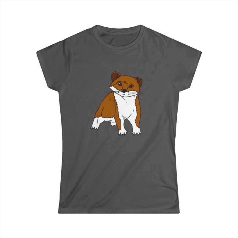 Camiseta mujer Softstyle - Gris marengo - Mostel, sense dir ni mu Camiseta mujer Softstyle - Gris marengo - Mostel, sense dir ni mu