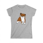 Camiseta mujer Softstyle - Gris deportivo - Mostel, sense dir ni mu Camiseta mujer Softstyle - Gris deportivo - Mostel, sense dir ni mu