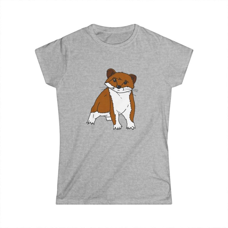 Camiseta mujer Softstyle - Gris deportivo - Mostel, sense dir ni mu