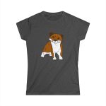 Camiseta mujer Softstyle - Gris oscuro jaspeado - Mostel, sense dir ni mu Camiseta mujer Softstyle - Gris oscuro jaspeado - Mostel, sense dir ni mu