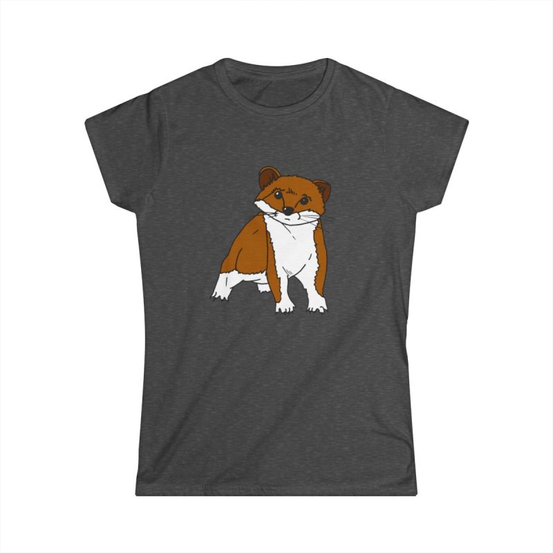 Camiseta mujer Softstyle - Gris oscuro jaspeado - Mostel, sense dir ni mu