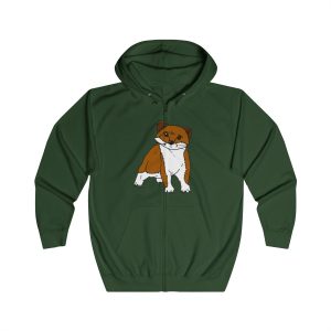 Sudadera con capucha y cremallera - Verde botella - Mostel, sense dir ni mu