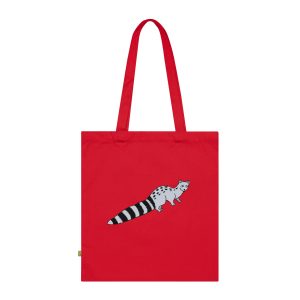 Bolsa de algodon organico - Rojo clasico - Geneta