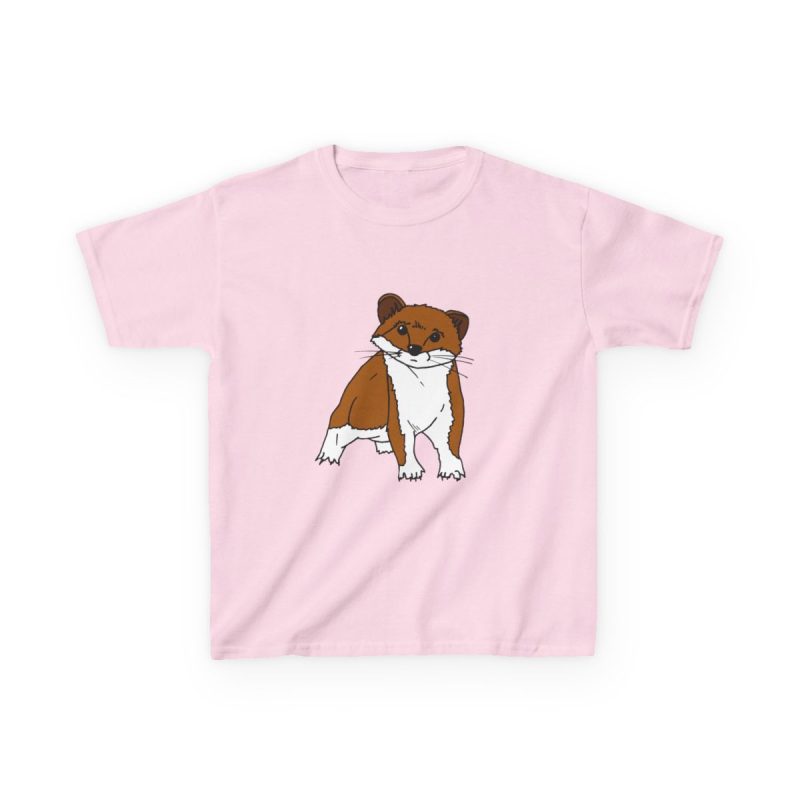 Camiseta infantil algodon grueso - Rosa claro - Mostel, sense dir ni mu Camiseta infantil algodon grueso - Rosa claro - Mostel, sense dir ni mu