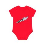 Body bebe manga corta organico - Rojo - Geneta