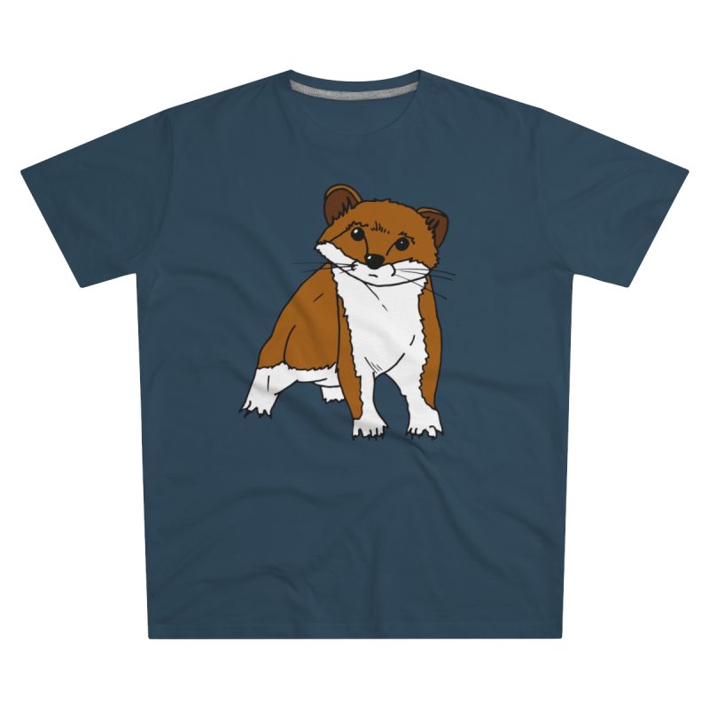 Camiseta hombre corte moderno - Azul vaquero - Mostel, sense dir ni mu