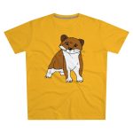 Camiseta hombre corte moderno - Amarillo girasol - Mostel, sense dir ni mu Camiseta hombre corte moderno - Amarillo girasol - Mostel, sense dir ni mu