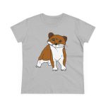 Camiseta mujer algodon medio - Gris deportivo - Mostel, sense dir ni mu Camiseta mujer algodon medio - Gris deportivo - Mostel, sense dir ni mu