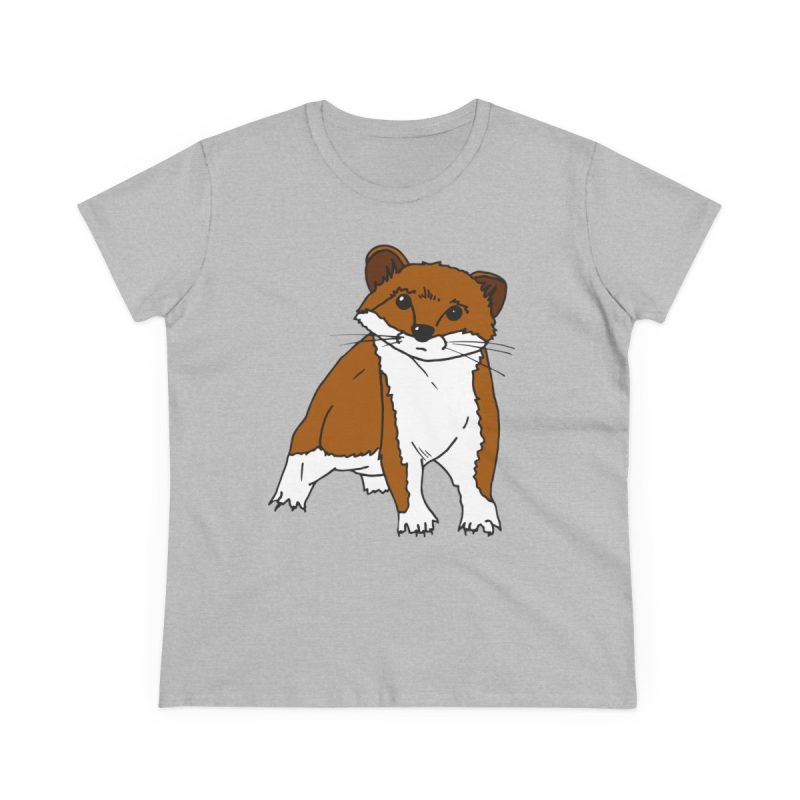 Camiseta mujer algodon medio - Gris deportivo - Mostel, sense dir ni mu