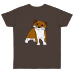 Camiseta punto liso - Marron oso - Mostel, sense dir ni mu Camiseta punto liso - Marron oso - Mostel, sense dir ni mu