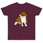 Camiseta punto liso - Burdeos - Mostel, sense dir ni mu Camiseta punto liso - Burdeos - Mostel, sense dir ni mu