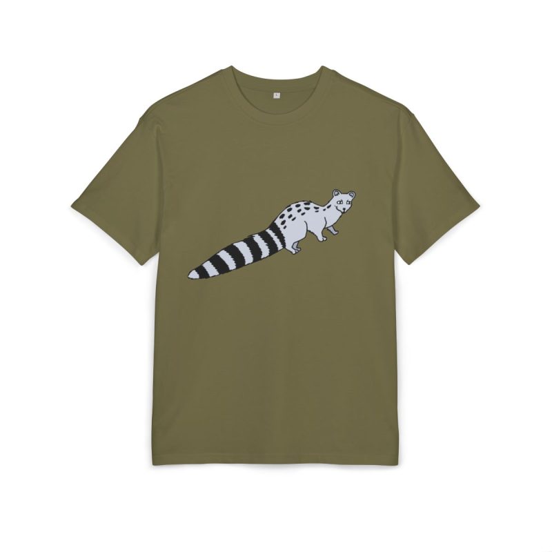 Camiseta oversize gruesa - Verde oliva - Geneta