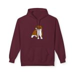 Sudadera Softstyle con capucha - Granate - Mostel, sense dir ni mu