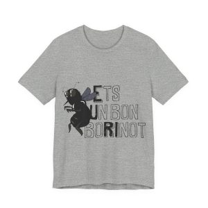 Camiseta jersey manga corta - Gris jaspeado - Camiseta «Ets un bon borinot»