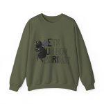 Sudadera cuello redondo - Verde militar - Camiseta «Ets un bon borinot» Sudadera cuello redondo - Verde militar - Camiseta «Ets un bon borinot»