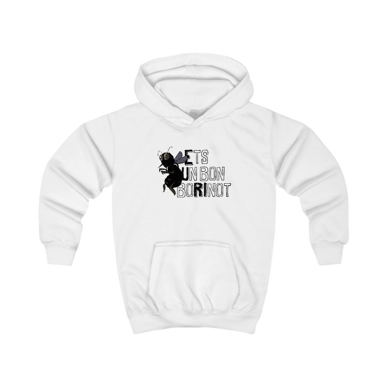 Sudadera con capucha infantil - Blanco artico - Camiseta «Ets un bon borinot» Sudadera con capucha infantil - Blanco artico - Camiseta «Ets un bon borinot»