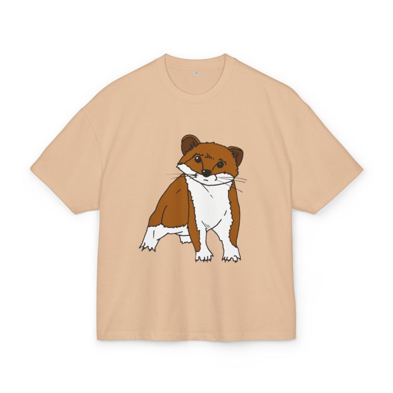 Camiseta box ultra gruesa - Beis - Mostel, sense dir ni mu
