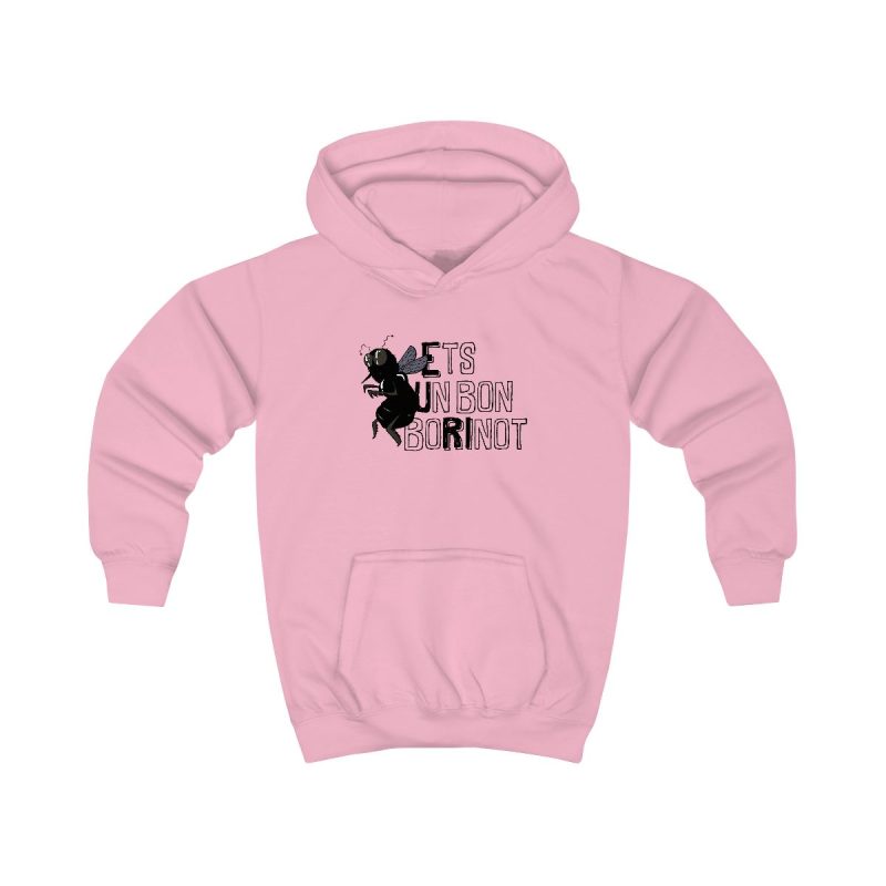 Sudadera con capucha infantil - Rosa bebe - Camiseta «Ets un bon borinot»