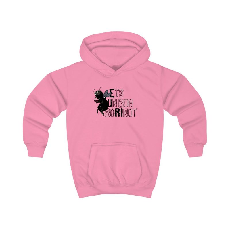 Sudadera con capucha infantil - Rosa algodon de azucar - Camiseta «Ets un bon borinot»