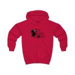 Sudadera con capucha infantil - Rojo fuego - Camiseta «Ets un bon borinot» Sudadera con capucha infantil - Rojo fuego - Camiseta «Ets un bon borinot»