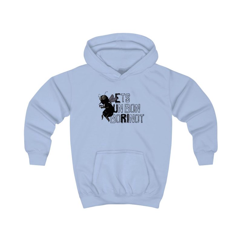 Sudadera con capucha infantil - Azul cielo - Camiseta «Ets un bon borinot»
